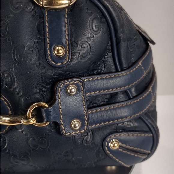 Gucci blue Leather Handbag pre owned Exellent condition - Picture 11 of 16